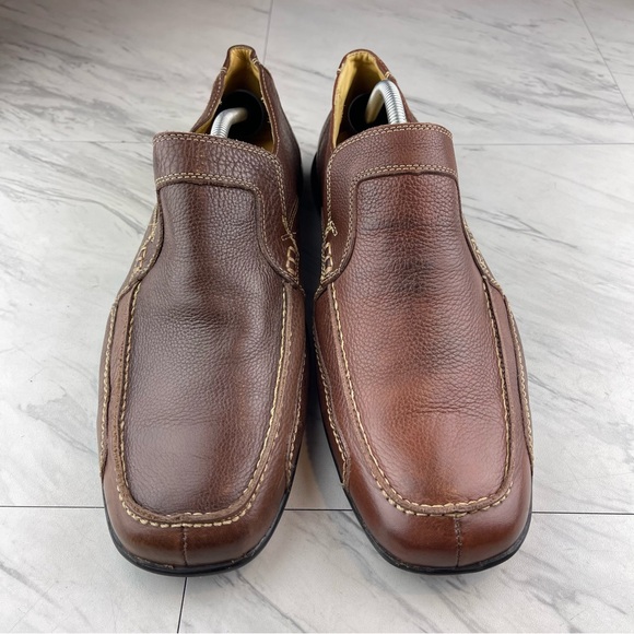 •Sandro Moscoloni Brown Leather Slip On Loafers Mens Size 11 D Style 15266 main image 8